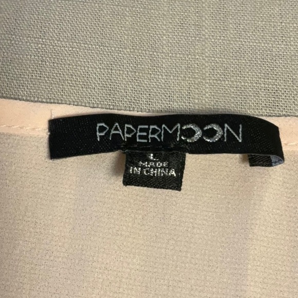 Papermoon Sheer Blouse - Soft Pink - Picture 5 of 7